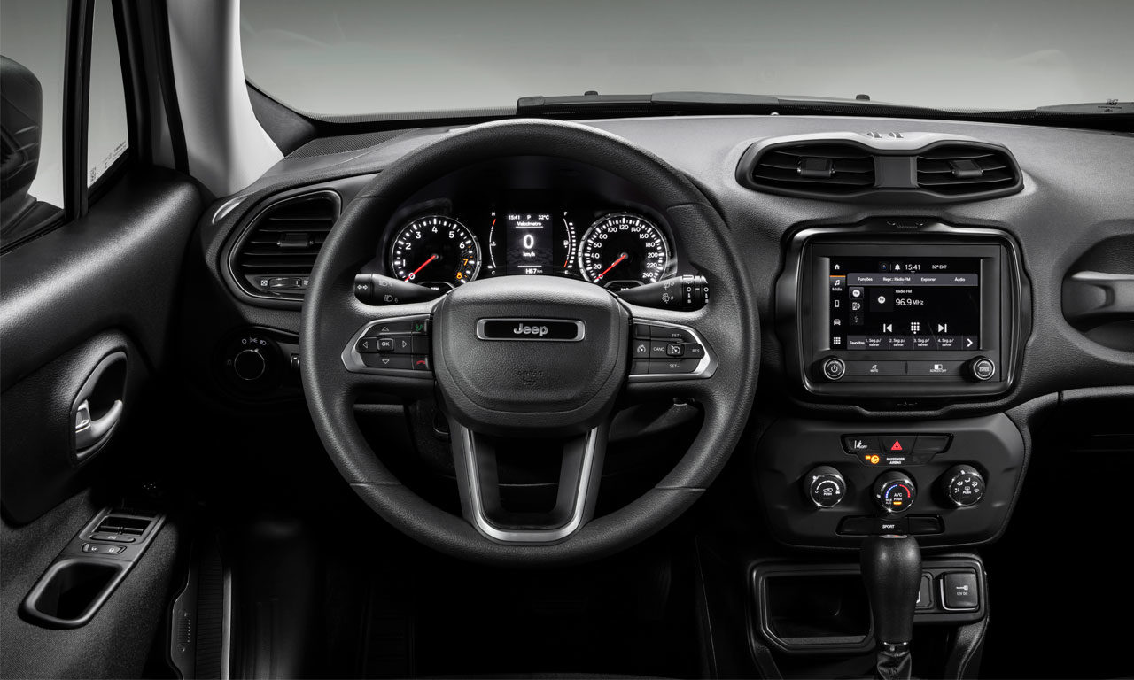 Jeep Renegade: conheça os detalhes do interior